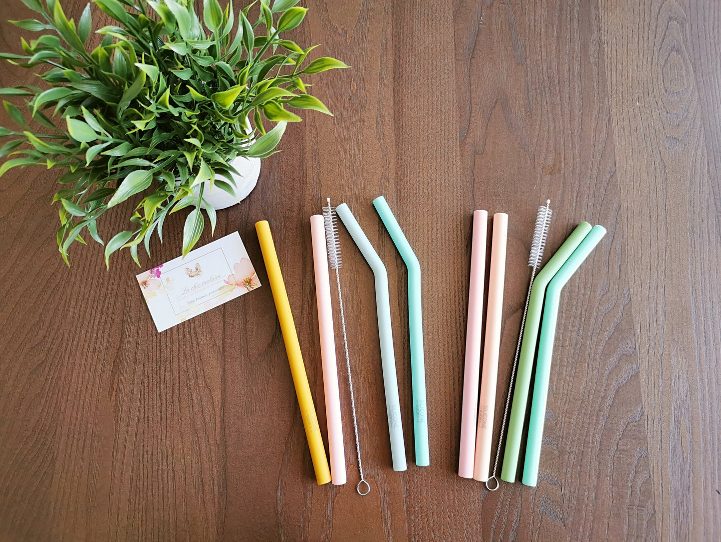 Paille En Silicone | Paquet De 4