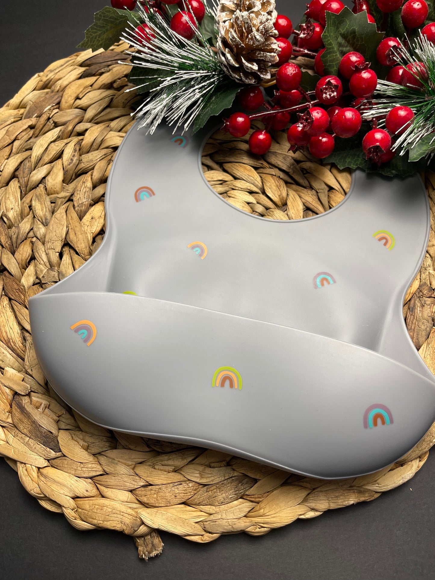 Bavette En Silicone | Arc-en-ciel