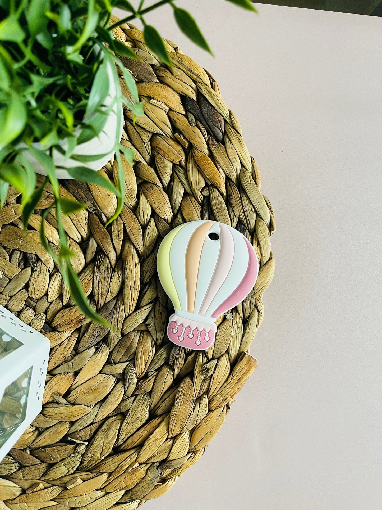 Jouet De Dentition | Montgolfière Pastel