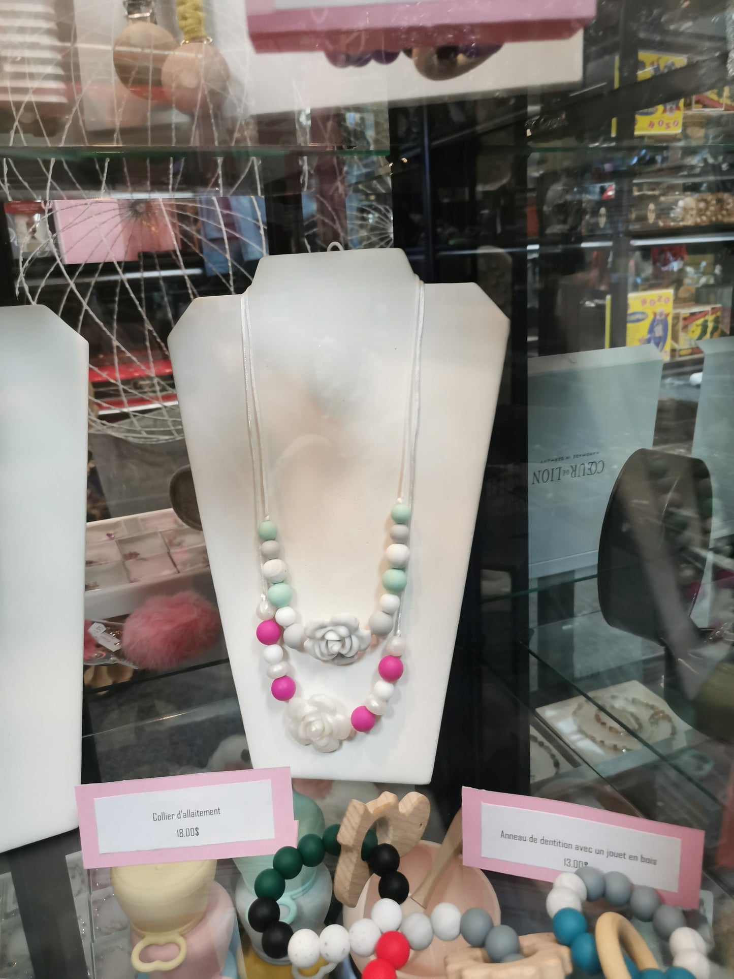 Collier D’allaitement | Fleur Et Perle Rose