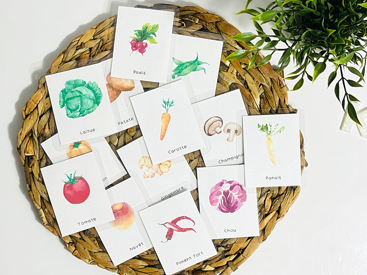 Cartes D’apprentissage | Les Légumes