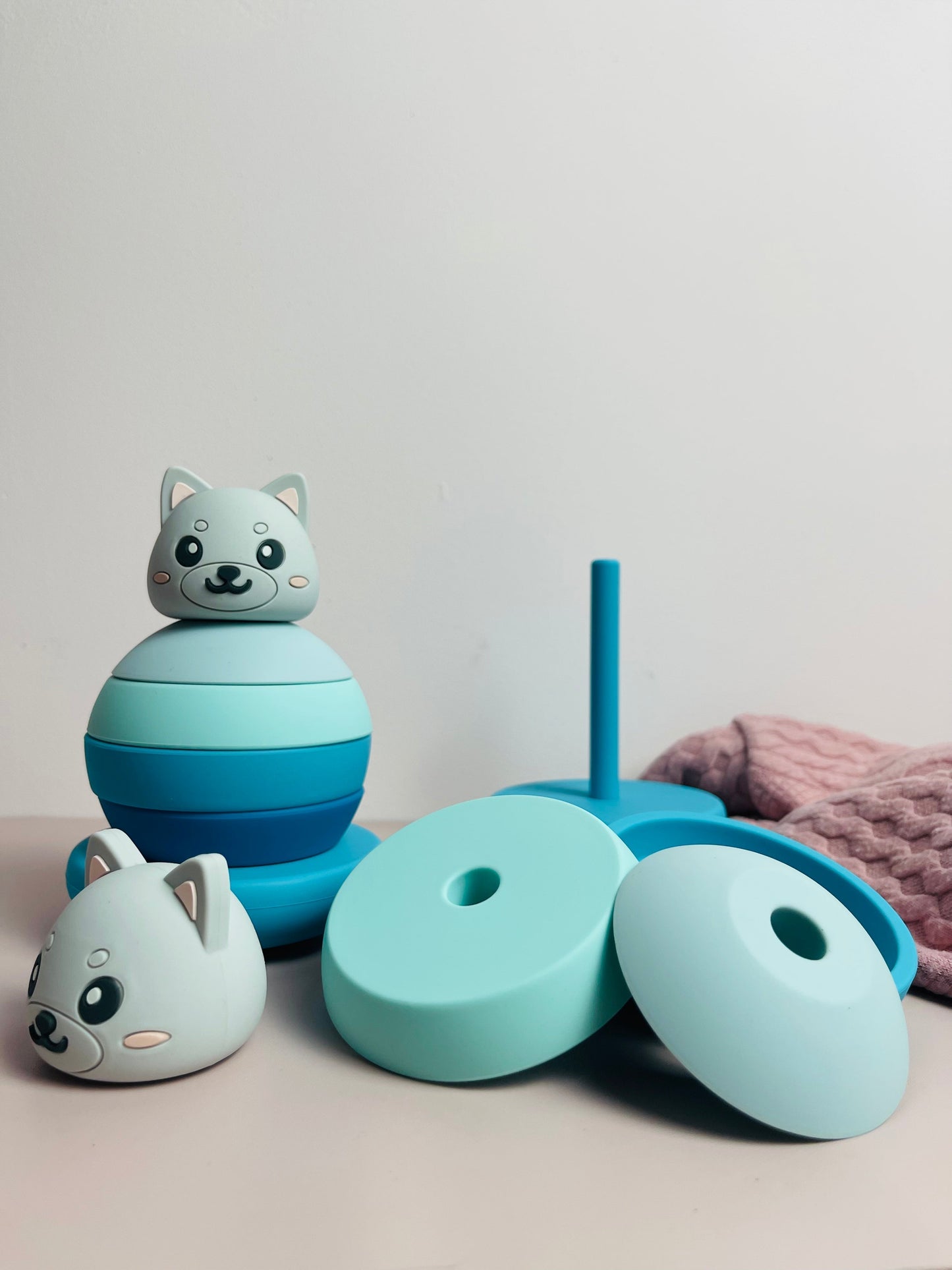 Tour Empilable | Chiot Bleu