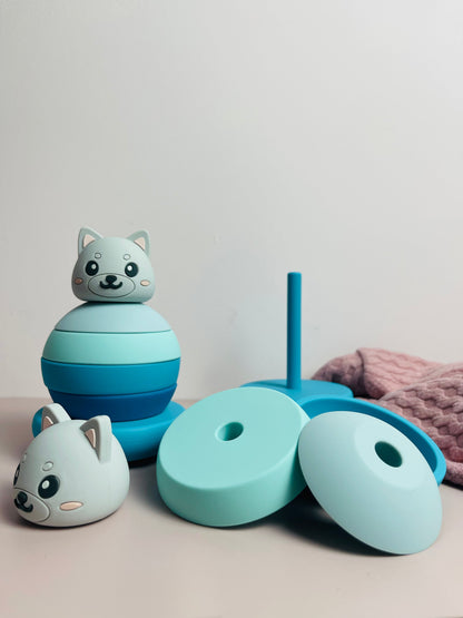 Tour Empilable | Chiot Bleu